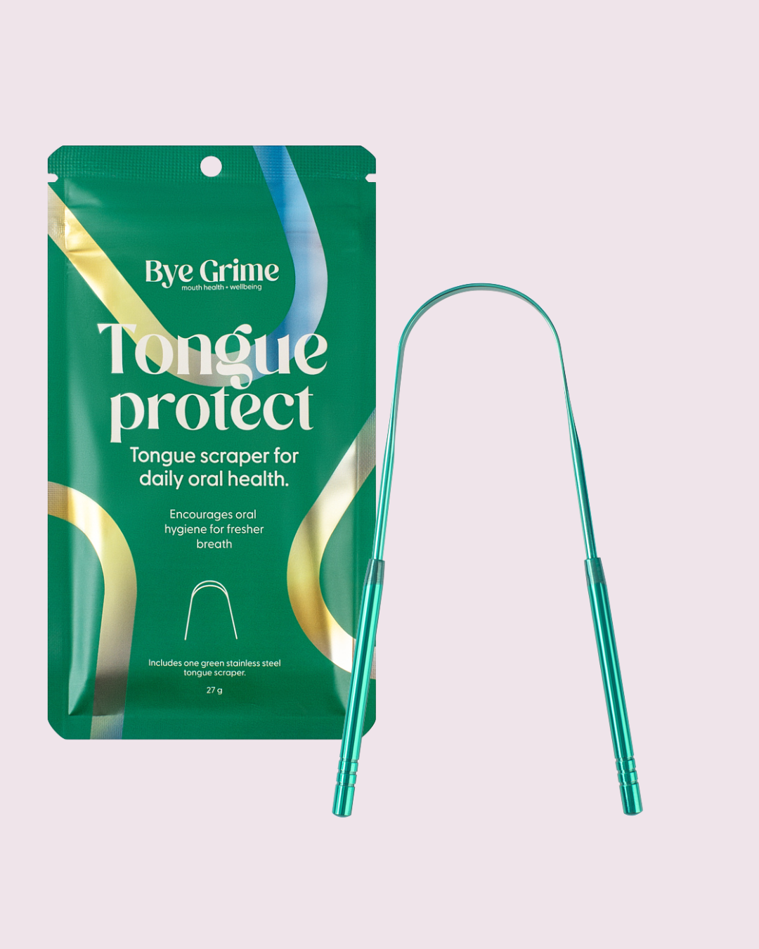 Bye-Grime Green Tongue Cleaner